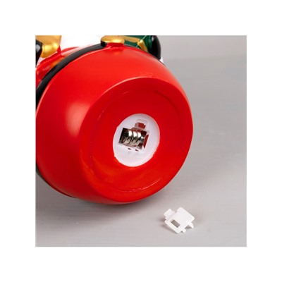 Светодиодная фигура «Дед Мороз» 8×19×8 см, пластик, от батареек LR44×3, свечение тёплое белое