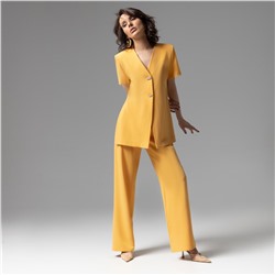 Брючный костюм с разрезами, На шаг впереди моды (яркий)