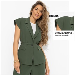 Жилет для нескучного офиса, Слишком модно (зелёный)