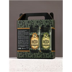 Подарочный набор косметики Real Beer, гель для душа и шампунь для волос HARD LINE, 2×400