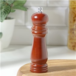Мельница для специй Доляна, 17×4.5 см, металлический механизм, цвет коричневый