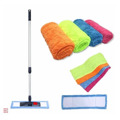 Насадка для плоской швабры, микрофибра 42х13 см