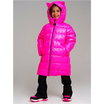 Пальто текстильное с полиуретановым покрытием для девочек