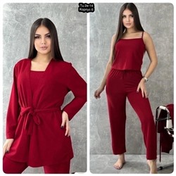 комплект майка , брюки и халат