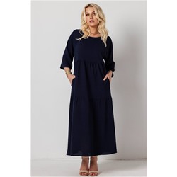 Платье  5872/125/Темно-синий