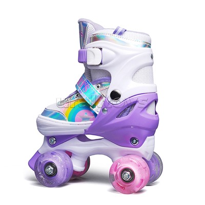 Ролики детские, размер S, 4 колеса (цвет фиолетовый)