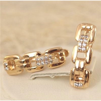 Серьги позолота H01-15093
