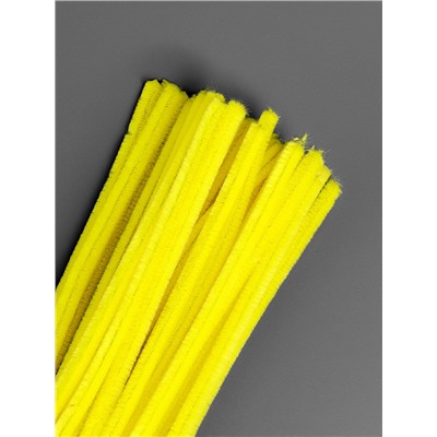 Синельная проволока, набор 50 шт., жёлтая, 30 см