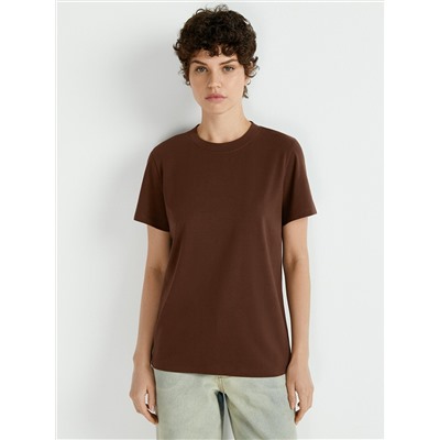 Omsa Футболка OmT_D1203 Футболка женская прямого кроя, CO+EL