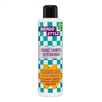 Indigo Style Шампунь для волос органик с облепихой / Style Organic Shampoo, 1000 мл 12833