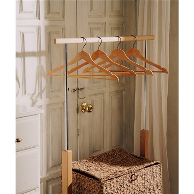 Плечики - вешалки для одежды SL Home, 4 шт., дерево лотос, 44×24.5 см