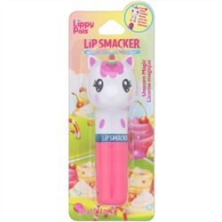Lip Smacker, Бальзам для губ Lippy Pals, Unicorn, сладкий единорог, 4 г
