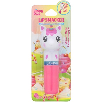 Lip Smacker, Бальзам для губ Lippy Pals, Unicorn, сладкий единорог, 4 г