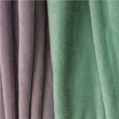 Плед «Этель», 150×200 см, корал-флис, сиреневый