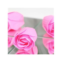 Мыльные розочки, розовые, набор 6 шт.