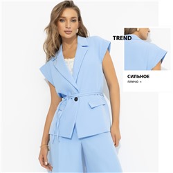 Жилет для активных будней, Слишком модно (голубой)