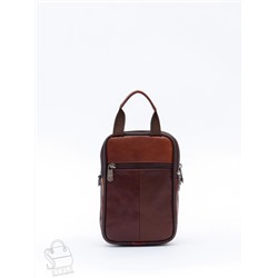 Сумка мужская кожаная 3131 brown Fuzhiniao в Новосибирске