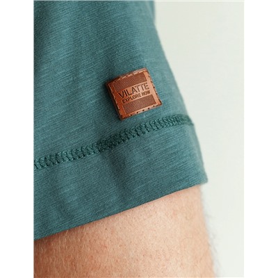 Футболка из фактурного полотна из 100% хлопка