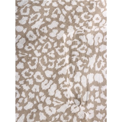 Футболка для девочки из муслина KAFTAN, бежевая, рост 128 см