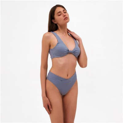 Плавки купальные слипы завышенные женские MINAKU, размер 44, серая