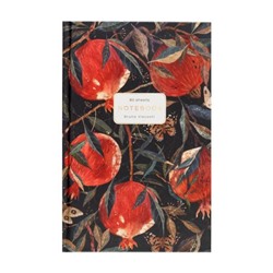 Престиж-блокнот А5  80л клетка "FLORA.ГРАНАТ" 3-80-072/43 Альт