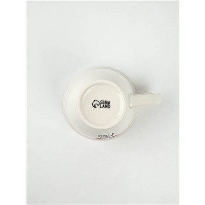 Кружка новогодняя керамическая «Рядом с тобой», 500 мл, ручная работа