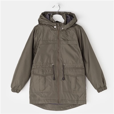 Ветровка для мальчика, рост 110 см, цвет хаки