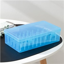 Органайзер для ниток, 42 ячейки, 23.5×13.5×6.5 см, МИКС