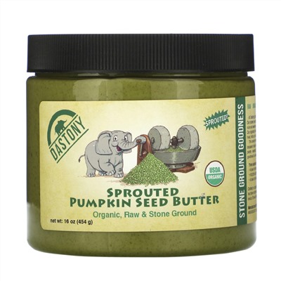 Dastony, Organic Sprouted Pumpkin Seed Butter, 16 oz ( 454 g)