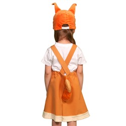 Карнавальный костюм «Белочка» ткань-плюш, 3-6 лет, рост 98-116 см