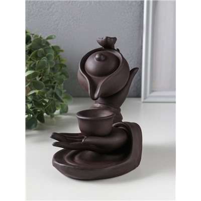 Подставка для благовоний TAKE IT EASY «Чайная церемония», стелющийся дым, 16×14×9 см