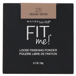Maybelline, Fit Me, рассыпчатая пудра, оттенок 25 «Бежевый», 20 г