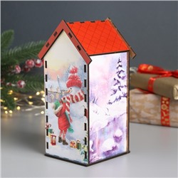 Чайный домик «Счастливого нового года!», 20×10.5×9.5 см, МИКС