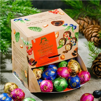 Мягкий кедровый грильяж Ассорти / шоу-бокс / 700 гр / ТМ Территория Тайги