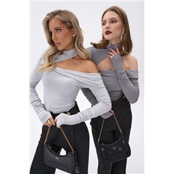 Лонгслив Крис (тёмно-серый)