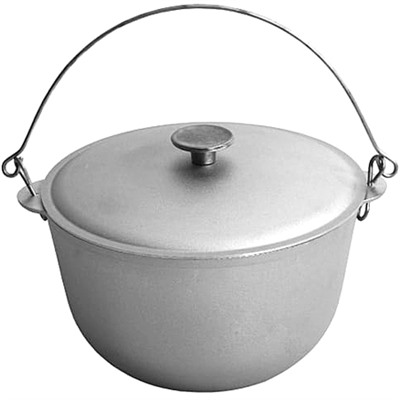 КТ0400 Казан ТАТАРСКИЙ алюм 4л с крышк с 2-мя ручками (х8)