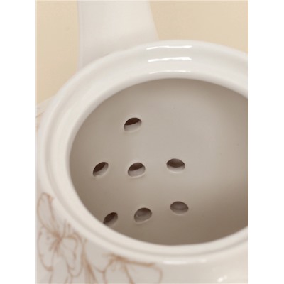 Заварочный чайник SL Home «Аманде», 1.5 л, 27.5×14×24 см, фарфор, белый