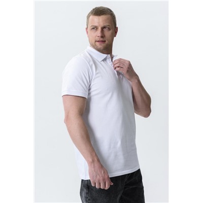 Футболка поло мужская 8501 (Белый_поло)