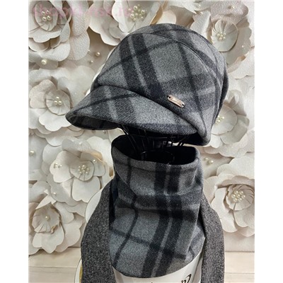 Грета Комплект (кепка+бактус) (57-59)