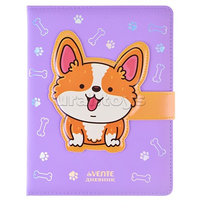 Дневник 1-11 кл. "Corgi" 48 листов, белая бумага 80 г/м²