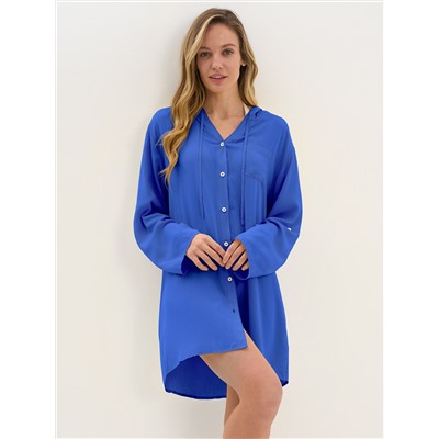 SiSi Туника Si 0610K VISCOSA Туника пляжная жен.(с капюшоном) укороченная