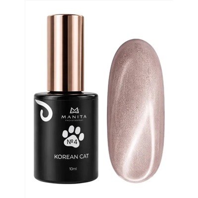 MANITA Гель-лак для ногтей с эффектом кошачьего глаза / Korean Cat №04, 10 мл 28442