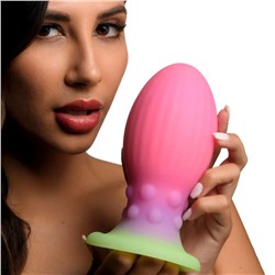 Розовая пробка-яйцо XL Xeno Egg - 17,6 см.
