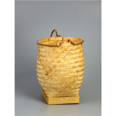 УЦЕНКА Корзина плетёная, из бамбука 30×30×40 см