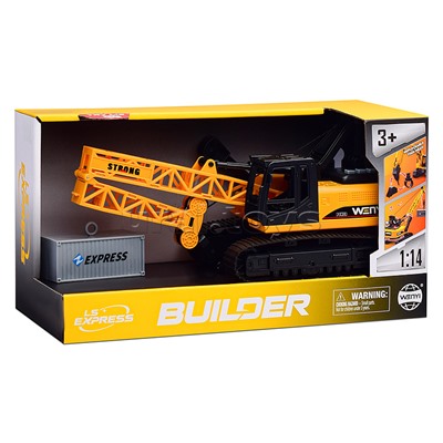 Спецтехника "Бульдозер" 1:14 (свет, звук) в коробке