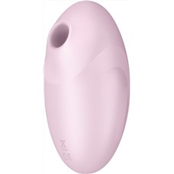 Розовый вакуум-волновой стимулятор с вибрацией Vulva Lover 3