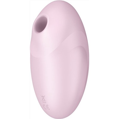 Розовый вакуум-волновой стимулятор с вибрацией Vulva Lover 3