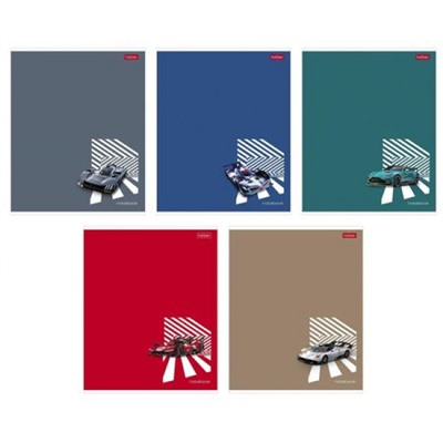 Тетрадь  60л линия пластиковая обложка "Супергонки" (091173) Хатбер