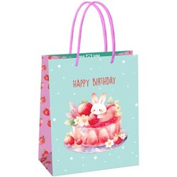 Пакет бумажный 18х23х10 см "Cake" матовая ламинация MS_61571 MESHU