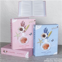 Фотоальбом 200 фото 10х15 Цветы / 407 /уп 36/